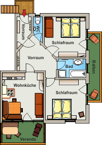 Skizze Appartement